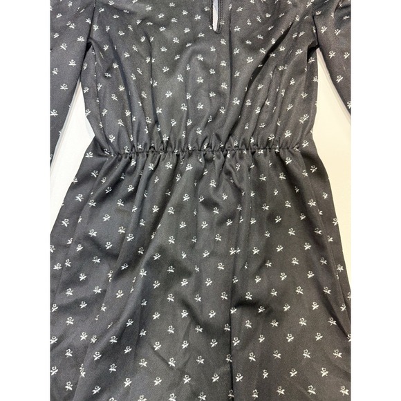 Child Wednesday Addams Black Collared Dress Girls Halloween Costume No Tag READ‎ - Picture 2 of 9